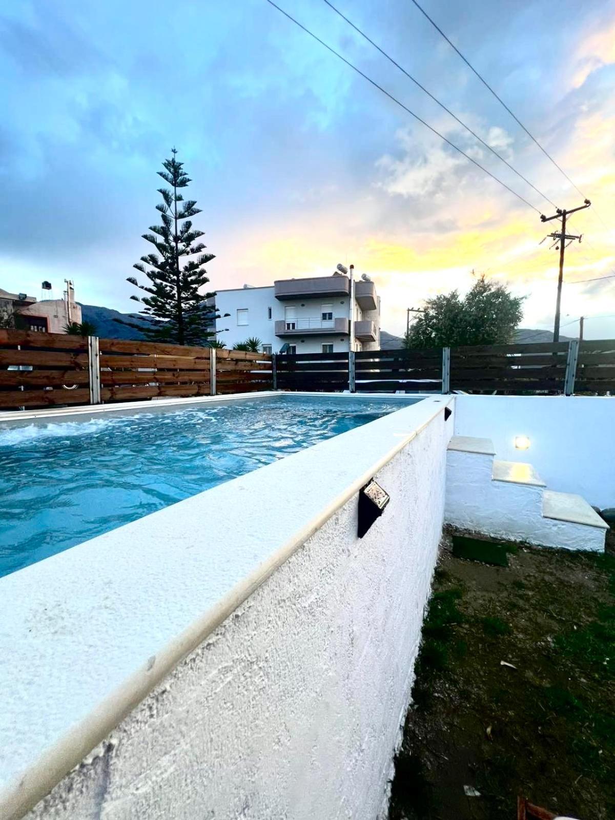 Villa Archontissa Paralia Kourna Exterior foto
