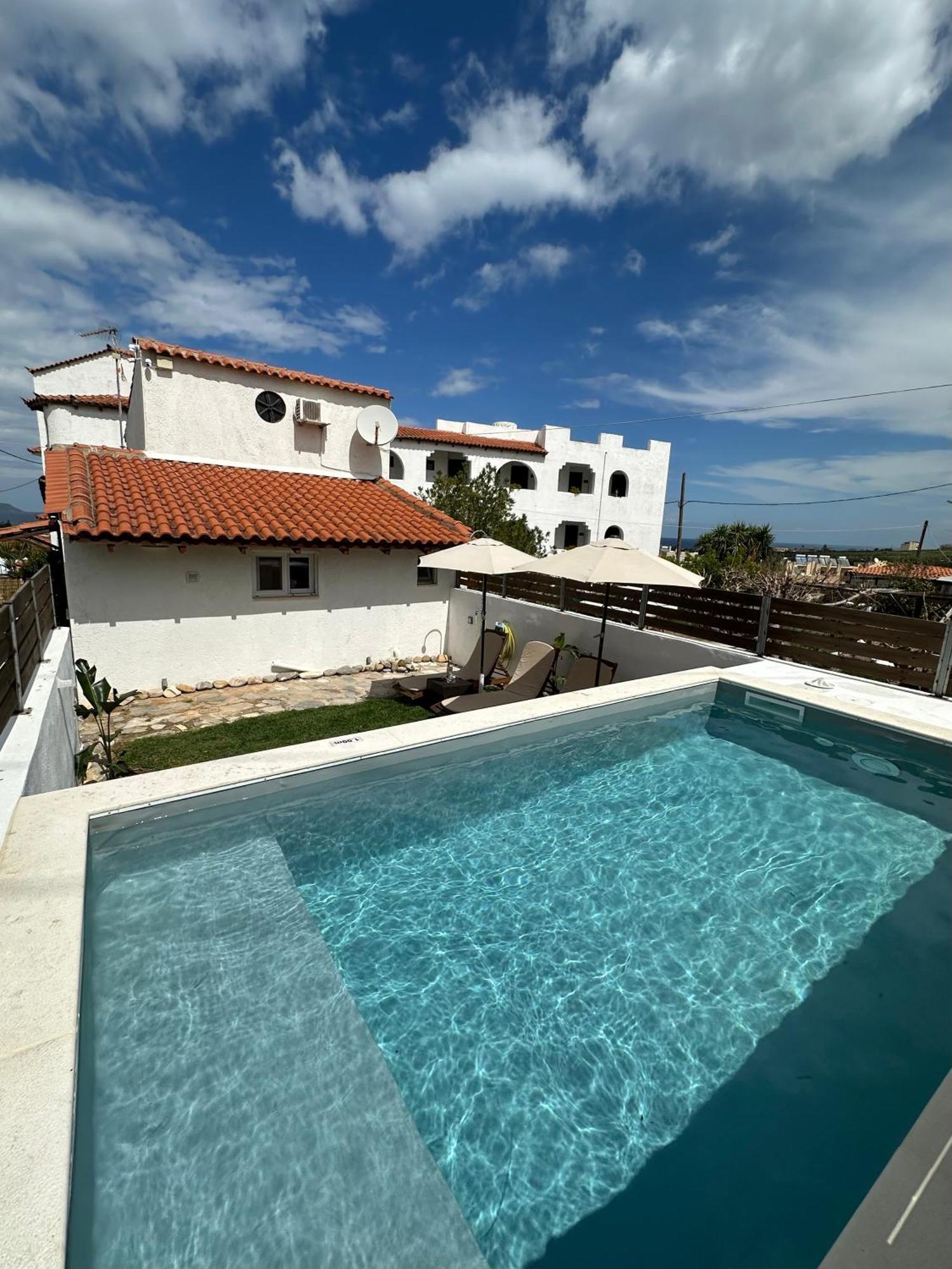 Villa Archontissa Paralia Kourna Exterior foto